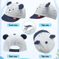 Zhanmai 6 Pieces Baseball Cap Adjustable Striped Bear Sunhat Baseball Hats Soft Cotton Hat Cute Lovely