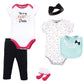 Little Treasure Unisex Baby Layette Clothing Set, Party Dress, 6-9 Months