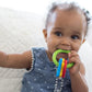Dr. Browns Learning Loop Baby Teether Ring, Multiple Shapes and Textures, 100% Silicone, BPA-Free, 3m+