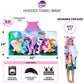 My Little Pony Bath/Pool/Beach Soft Cotton Terry Hooded Towel Wrap, 24 In X 50 In, By Franco Kids