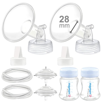 Maymom Pump Parts Compatible With Spectra S2 Spectra S1, 28Mm Flange Tube Bottle Backflow Protector Valve, Not Original Spectra