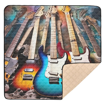 WELLDAY Guitars Baby Play Mats, Waterproof Anti- Slip Play Mat for Babies, Thicken Soft Foldable Baby Play mats for Floor, 50  5