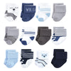 Hudson Baby Unisex Baby Cotton Rich Newborn And Terry Socks, Bear Boy, 0-6 Months