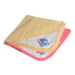 Catcub Ultra Soft Cotton Baby Hooded Towel Combo  Pack Of 2 (Cream Ii Coral Pink)