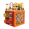 B. toys - Wooden Activity Cube - Activity Center - Educational Toys - Wooden Toys For Toddlers, Kids - 1 Year + - Zany Zoo