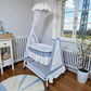 Kiddery Astra | Cradle For Baby | New Improved Mattress Design | Mosquito Protection Net | Smooth Swing | All Wheel Lock | Palna