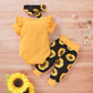 Yvowming 12 18 Month Girl Clothes Infant Baby Girl Ruffle Romper +Pants + Headband 3 Pcs Summer Outfits Set