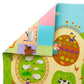Baby Care Play Mat (Medium, Playful - Busy Farm) 73 X 49 Original One-Piece Reversible Rollable Waterproof Play Mat For Infants,