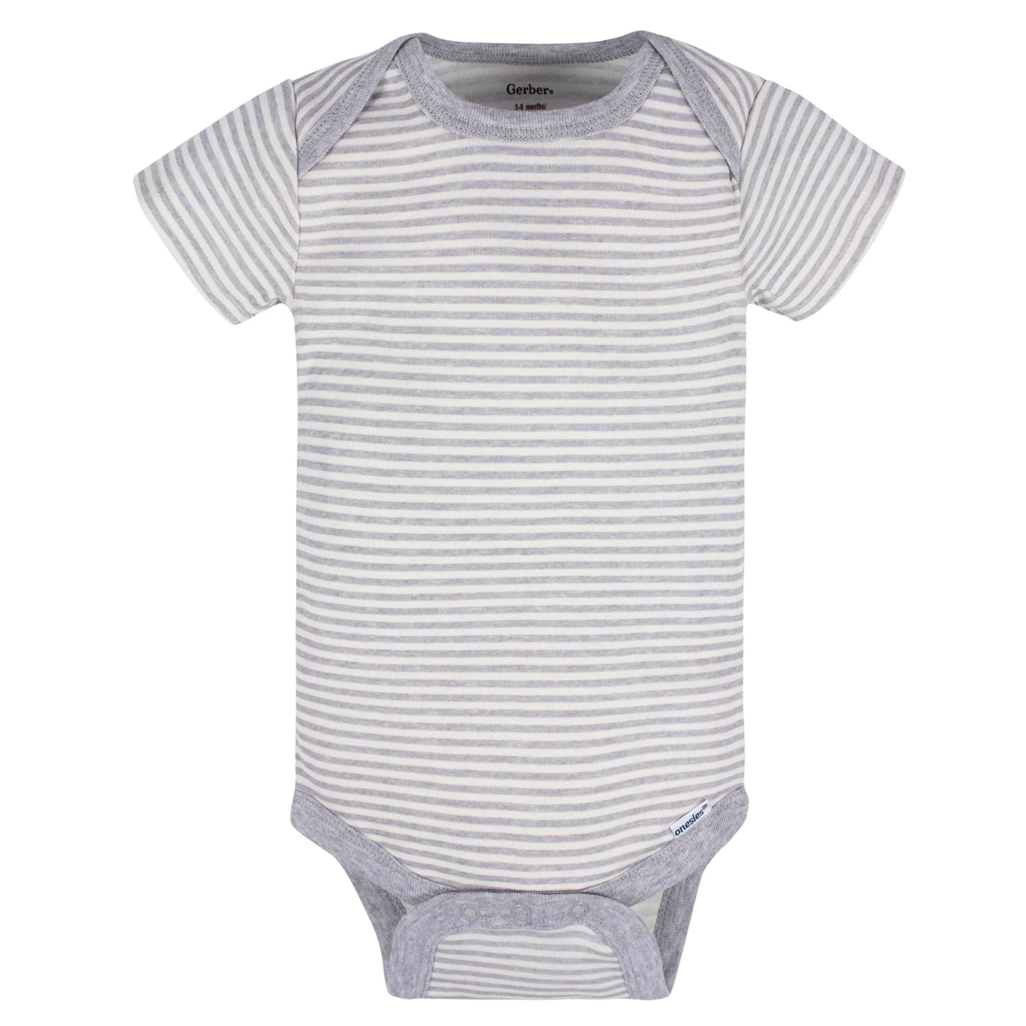 Gerber Unisex Baby 5-Pack Short Sleeve Variety Onesies Bodysuits Happy Veggies Newborn