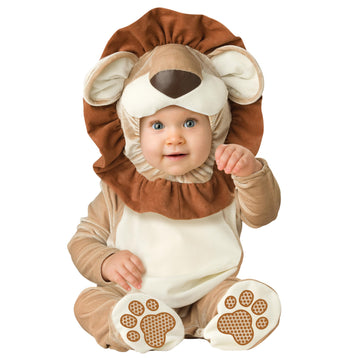 Incharacter Lovable Lion Infant Costume, Medium (12-18) Brown
