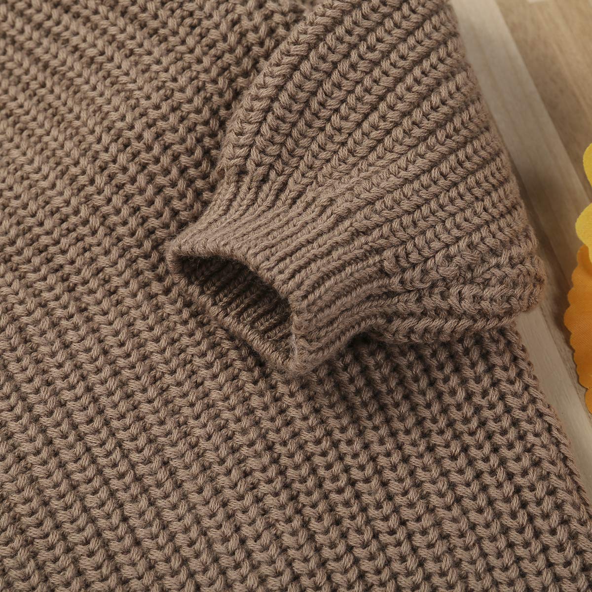 Afunbaby Baby Girl Boy Knit Sweater Blouse Pullover Sweatshirt Warm Crewneck Long Sleeve Tops For Infant Toddler (3-4T,A-Grey)