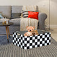 Checkered Storage Basket Room Decor Gifts Basket Foldable Nursey Box Kids Hamper Storage Cube for Women Closet Organizer Boys Ca