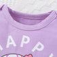 Baby Girl Clothes Gifts Outfits Spring Fall Winter Long Sleeve Romper And Pant Set Purple Donut 18-24 Months