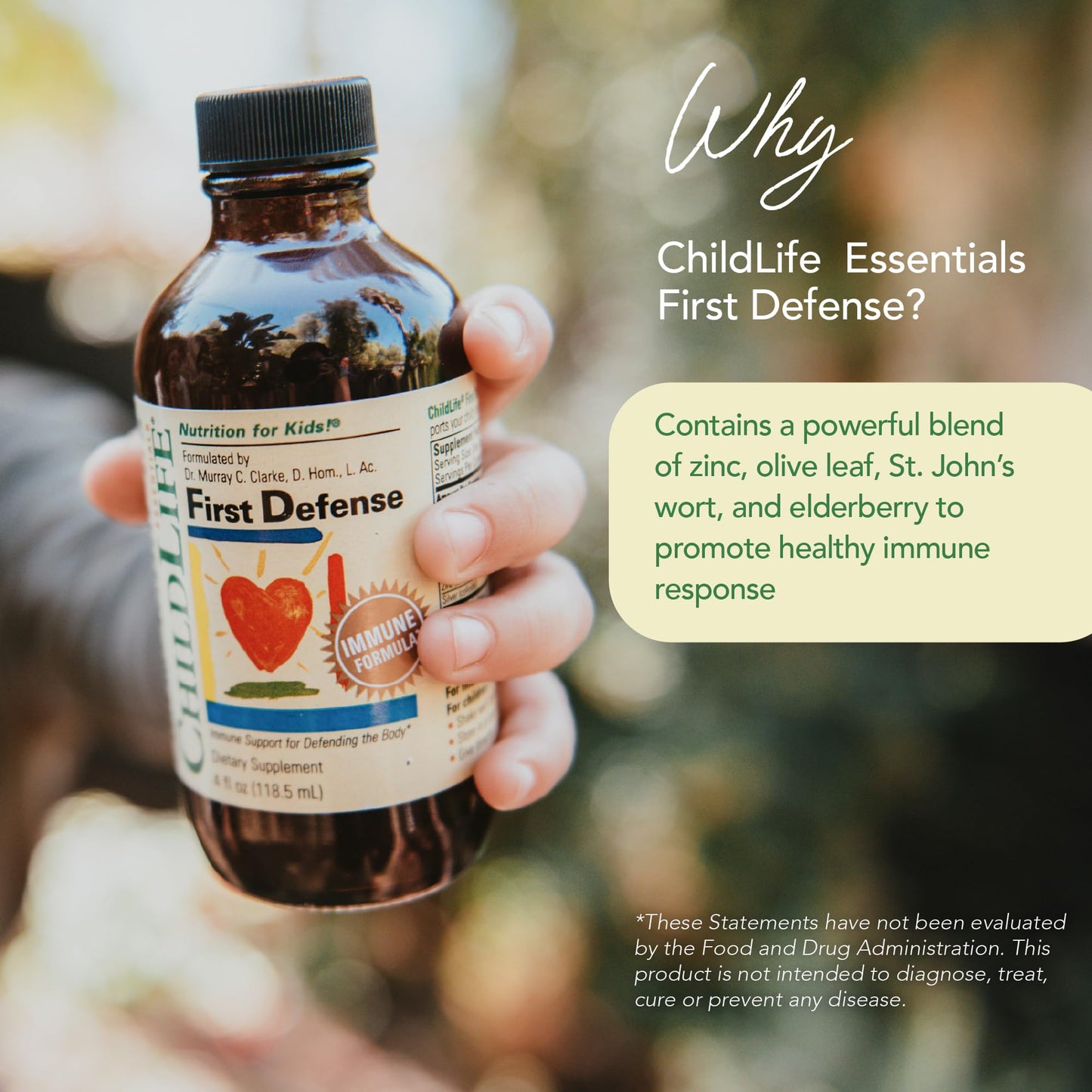 Childlife Essentials First Defense - Kids Immune Support, Immune Support For Kids, Toddlers 1-3, Babies 6 Months+, Vitamin Syrup