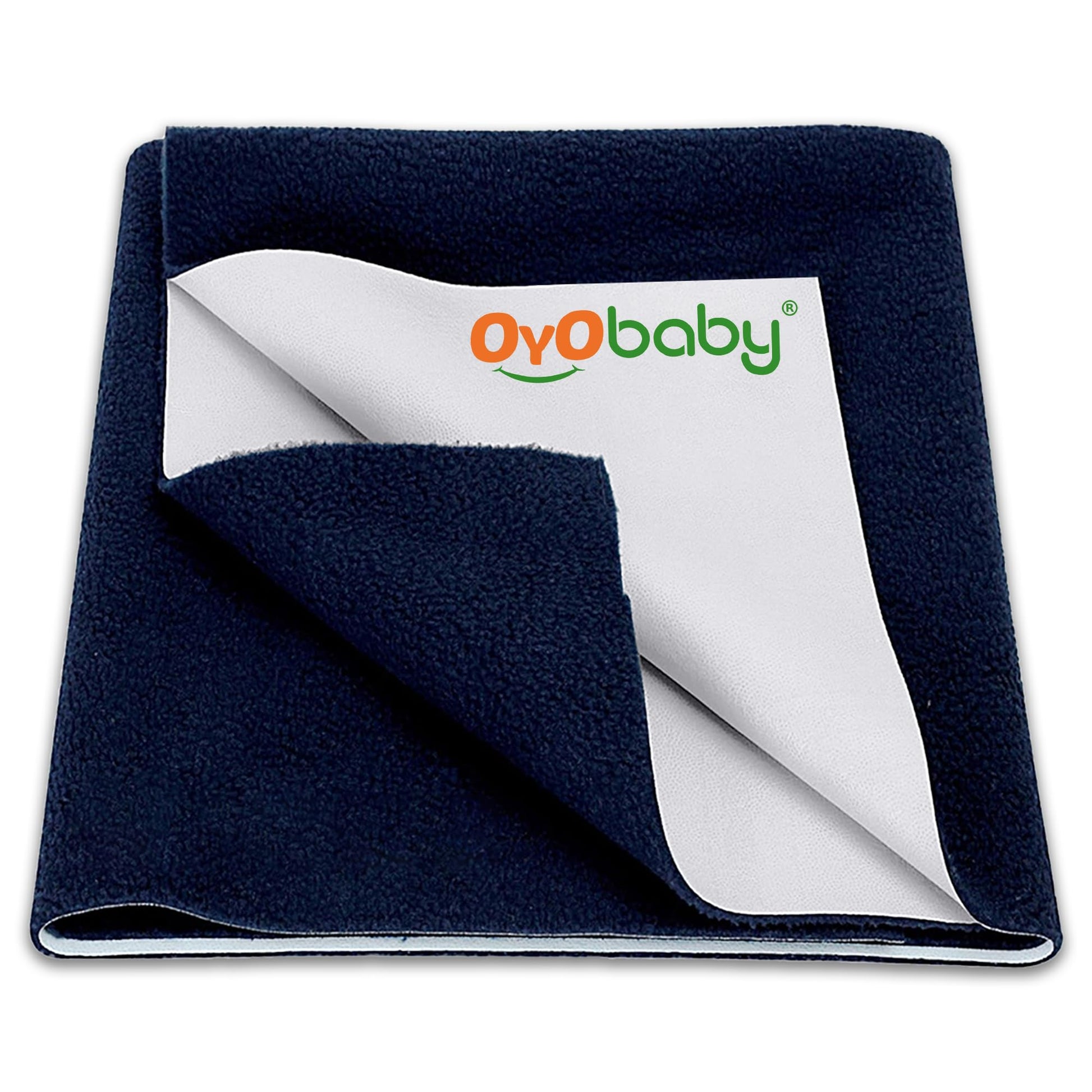 Oyo Baby Extra Absorbent Waterproof Baby Dry Sheet (Dark Blue, XLarge (200Cm X 140Cm))