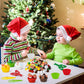 FFyhiinski Christmas Sensory Bin Fillers - 266Pcs Christmas Wintert Fine Motor Toys Counting Sorting Toys for Kids, Felt Xmas Tr
