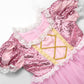 Jerrisapparel Girls Princess Costume Birthday Party Cosplay Purple Dress With Accessories (Pink With Accessories, 7)