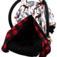 Dear Baby Gear Car Seat Canopy - Unisex Infant Car Seat Cover - Soft and Breathable Fabric - Fits Most Carseats - Winter Moose/R
