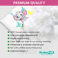 Kinder Fluff Toddler Pillow & Pillow Case - Down Alternative Pillow & Cotton Pillow Covers-Hypoallergenic Baby Pillows For Sleep