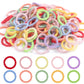 Obeoby 150 Pack Hair Ties For Little Girls, Soft Baby Hair Ties No Damage Seamless Hair Bands Small Elastic Ponytail Holders Hai