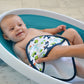 Jj Cole Washcloth And Bath Mitt Set, White Vroom, 3 Count