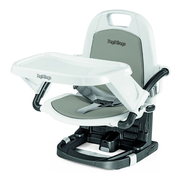 Peg Perego Rialto - Booster Seat - Suitable For Children 6 Months And Up - Made In Italy - Ice (Grey)