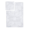 Popsykosy Premium Exercise & Baby Foam Play Mats - Stylish & Large Non-Toxic Odorless Floor Mat - 6 Tiles - Spacious 6Ft X 4Ft -