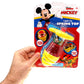 Ja-Ru Disney Mickey Mouse & Marvel Spiderman Light Up Spinner Toy (2 Units) Led Light Spring Spinning Tops For Kids. Classroom T