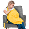 San Francisco Baby Nursing Cover, Breathable 360 Nursing Cover Up, Privacy Breastfeeding Blanket - Luxury Yellow
