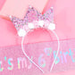 Vovii 6Th Birthday Decorations For Girls, Birthday Girl Headband & Glitter Sash Set For 6 Year Old Girl Birthday Decorations, Bi