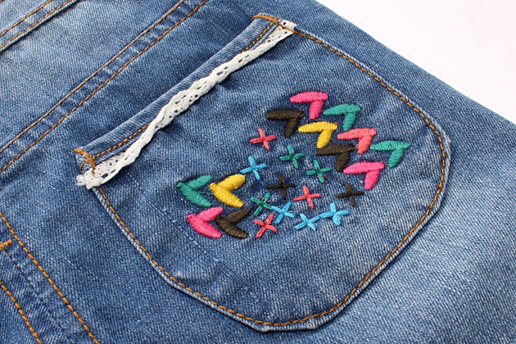 Kidscool Space Baby & Little Girls Denim Overalls,Jean Workwear,Light Blue,2-3 Years