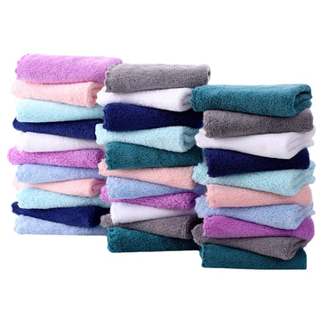 32 Pack Baby Washcloths - 10X10 Inch, Microfiber Baby Towel - Absorbent And Soft Baby Wash Clothes For Newborns, Infants And Tod