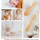 Baby Hair Brush, 2 Pcs Baby Hair Brush With Wooden Handle, Natural Soft Goat Bristles Cradle Cap Brush For Newborns & Toddlers