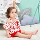 Hipea Toddler Cirl Clothes Summer Outfits Ruffle Camisole Fruit Tops And Casual Shorts 2-Piece Girls Clothes (Red-Apple, 2-3T)
