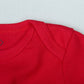 Romperinbox Unisex Solid Baby Bodysuit 0-24 Months (9-12 Months, Red Long Sleeve)