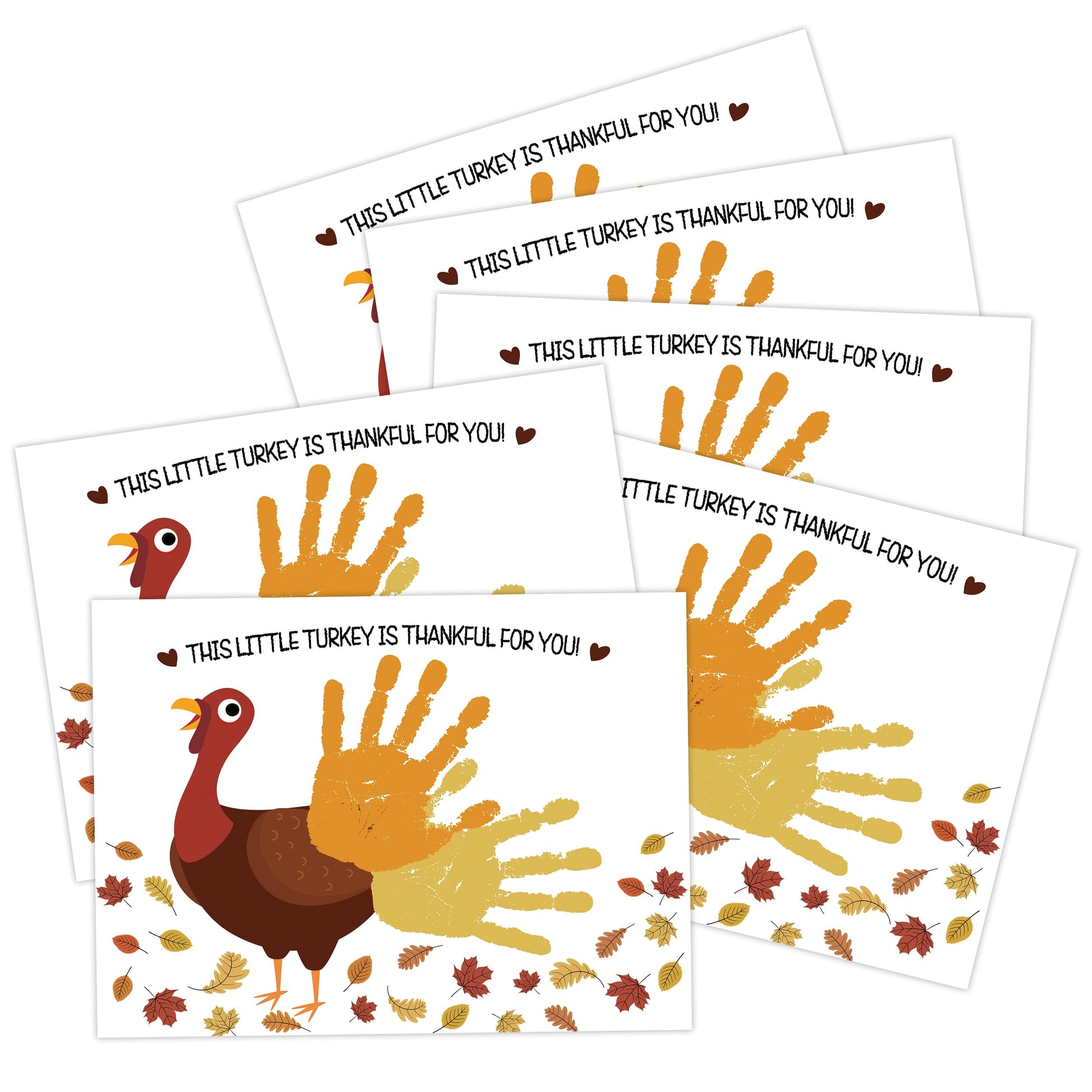 Baby Handprint and Footprint Kit, Thankful Turkey DIY Handprint Keepsake Art, Baby Keepsake, Newborn Hand and Footprint Kit, Fam