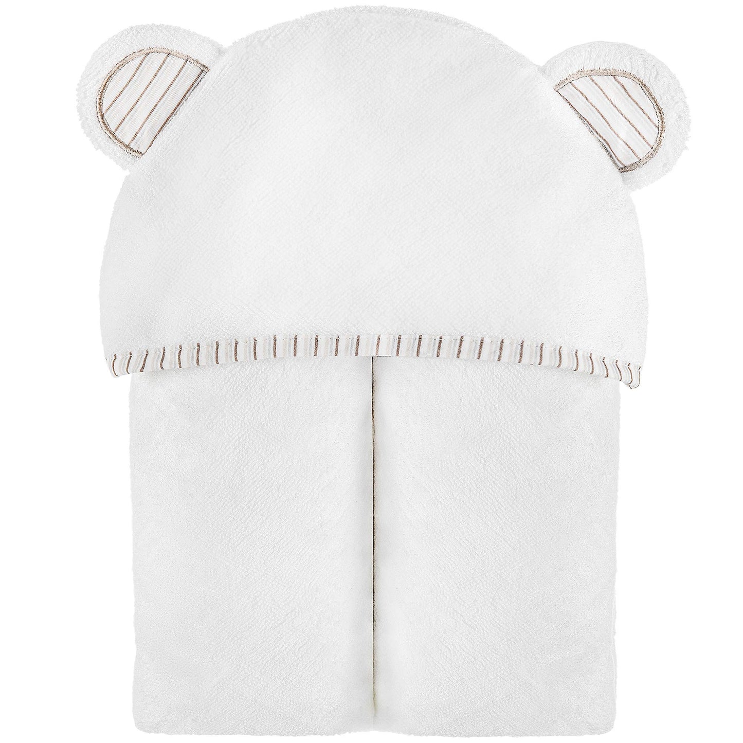 Miniboo Baby Hooded Towel - Ultra-Soft And Absorbent Rayon From Bamboo Baby Towels For Newborn To Toddlers - Hypoallergenic Baby