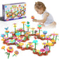 224PCS Childrens Flower Garden Building Toy Set, Theme: Garden Design Game, Suitable for Girls Aged 3-8, STEM Preschool Childre