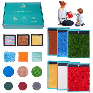 ODOXIA Sensory Mats for Autistic children  Sensory Tiles for Kids  Mats, Discs & Bean Bags  Sensory Wall Panel  Multi-Sensory Ex