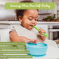 Weesprout Silicone Suction Bowls For Babies | Leakproof Premium Plastic Lids | Durable For Babies & Toddlers | Extra Strong Suct