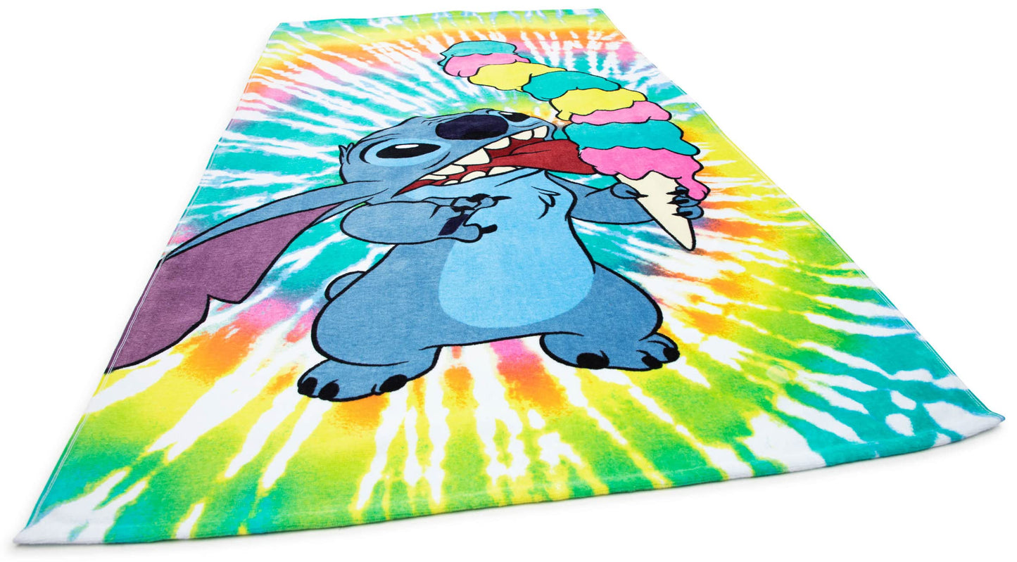 Jay Franco Disney Lilo & Stitch Summer Things Kids Large Bath/Pool/Beach Towel - Super Soft & Absorbent Fade Resistant Cotton To
