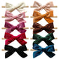 Cherssy Baby Girl 4' Velvet Hair Bows And Headbands, 10Pcs Nylon Hairbands Elastic Hair Accessories For Newborn, Infant, Toddle