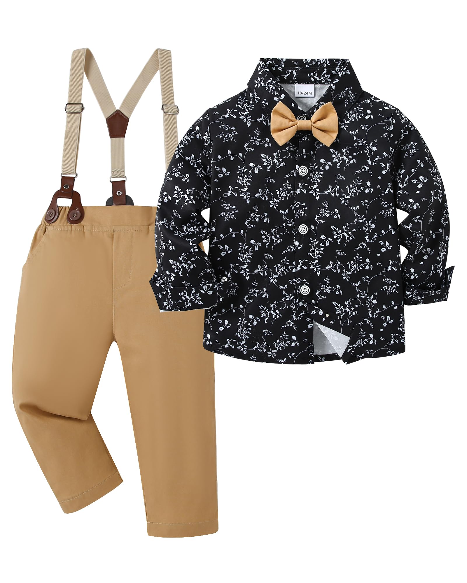 Disaur Toddler Boy Suits Gentleman Wedding Outfits,Formal Dress Shirt+ – Cutebab WBBAPB0CPPV7QJW