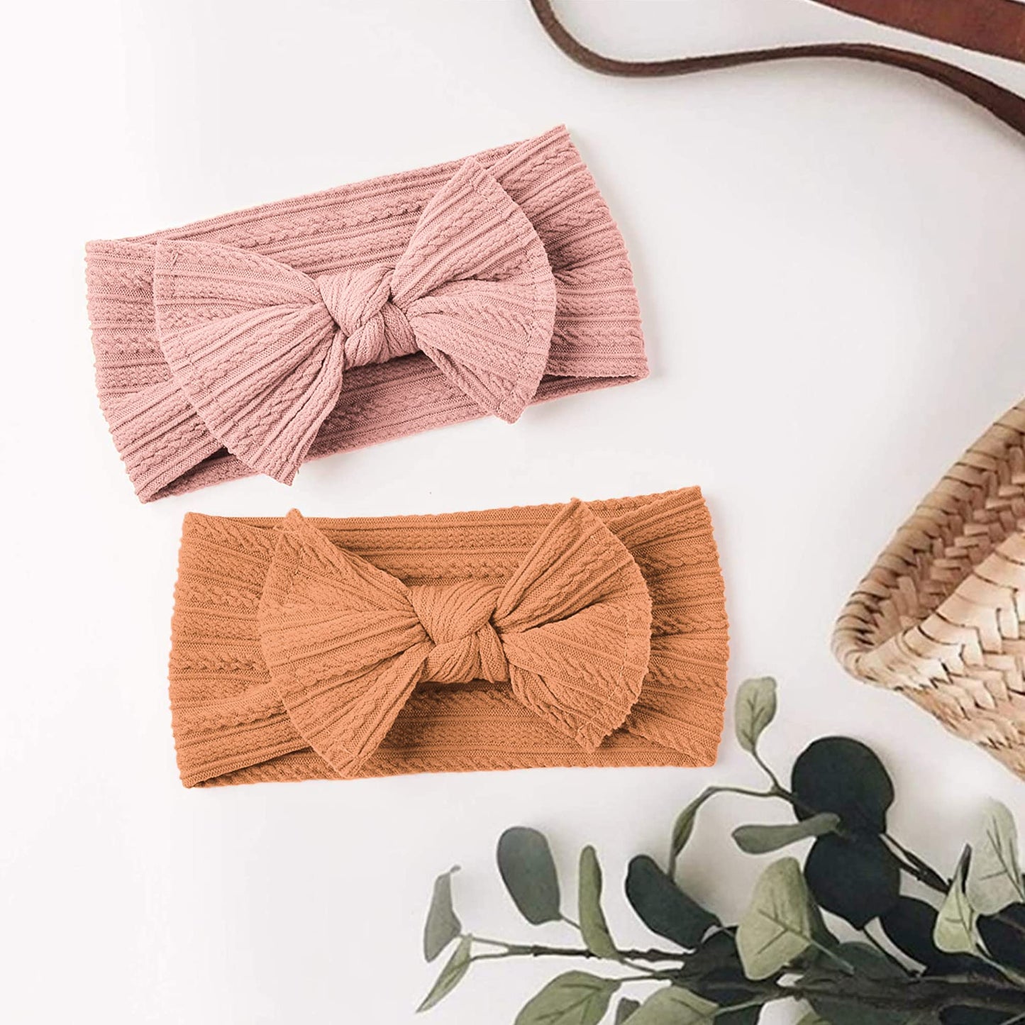 Niceye Baby Girls Headbands With Bows Handmade Hair Accessories Stretchy Hairbands For Newborn Infant Toddler