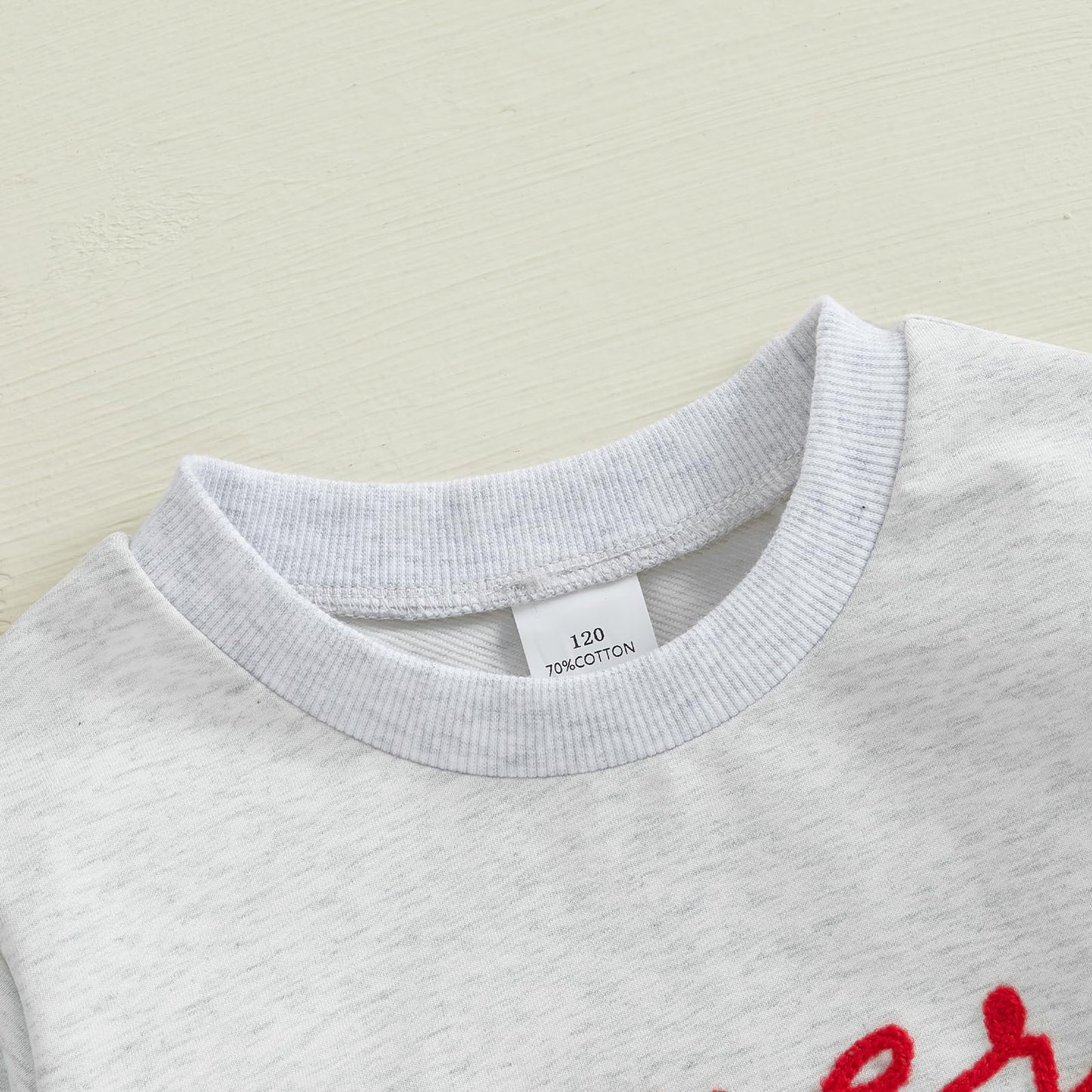 Karuedoo Toddler Baby Boy Girl Valentines Day Clothes Letter Print Crewneck Sweatshirt Long Sleeve Shirts Top Spring Outfit (A-G