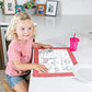 Healthy Habits By J.L. Childress Colorme Disposable Placemats, 24 Pack - Paper Stick-On Placemats With Coloring Fun - Airplane T