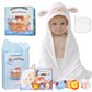 My First Noahs Ark 7 pcs Baptism Gift Set, Dedication, Christening and Baptism Gifts for Boys and Newborn Baby, Includes Washclo