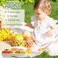 Shopwithgreen Bamboo Divided Plates For Kids Adults - Dinnerware Set For Toddlers Kids Children Baby, Toddler Dinner Plates, Bpa