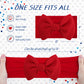 Lanmerry 4Th Of July Newborn Hair Accessories: Toddler Bows, Infant Cheer Bows, Head Wraps, Red Headband - Gifts For Baby Girls