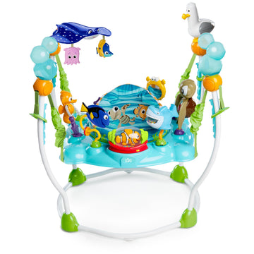 Bright Starts Disney Baby Finding Nemo Sea of Activities Baby Activity Center Jumper with Interactive Toys, Lights, Songs & Soun
